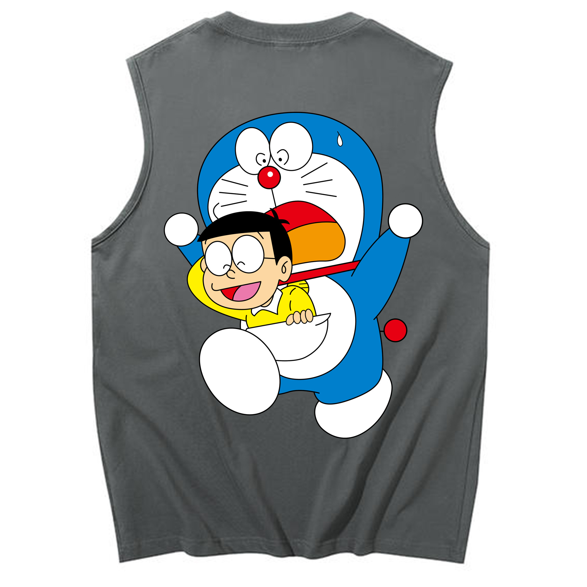 （画像用） ドラえもん Doraemon コットン100％タンクトップ（背面プリント）